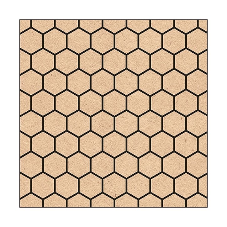 Papierserviette Kraftbraun Bienenwabe - Hexagon Papierservietten Recycled 13317601