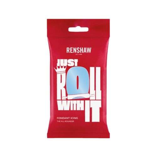 Renshaw Just Roll With It Fondant Icing Baby Blue, 250g