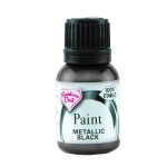 Rainbow Dust Paint Metallic Black, 25g