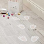 Ginger Ray Easter Bunny Footprint Floor Stickers 12x8cm, 10 pcs