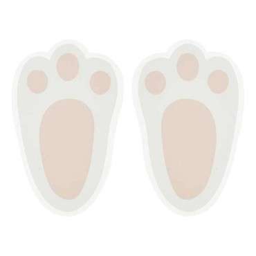 Vinyl Floor Sticker Easter Bunny Footprint - Bunny Footprint Stickers Easter Decoration