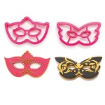 Decora Carnival Masque Cookie Cutters, 2 pcs