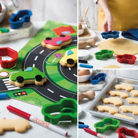 Race Car Cookie Cutter - Cabriolet Cutter - Car Cookies - Vehicle Cookie Cutter