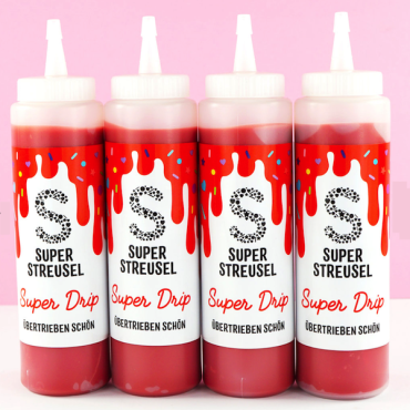 SuperDrip Rot - Roter Kuchendrip - Superstreusel Tortendrip Rot