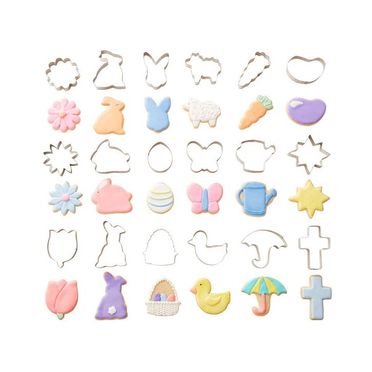 Cookies Easter Baking Kit - Wilton Easter Cookie Cutter Set 2308-5008