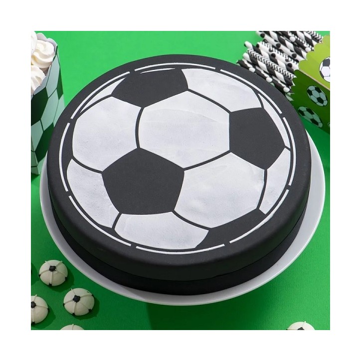 Soccer Stencil - Cake Stencil Football - Soccer Ball Cake Stencil 25cm