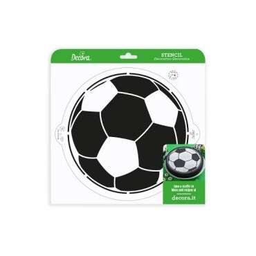 Soccer Stencil - Cake Stencil Football - Soccer Ball Cake Stencil 25cm