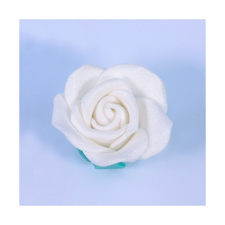 Pre-made Sugar Roses White - Wedding Cake decoration Roses Edible - PSR02W White Sugar Roses Set of 4