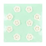 PME 25mm White Sugar Roses, 10 pcs