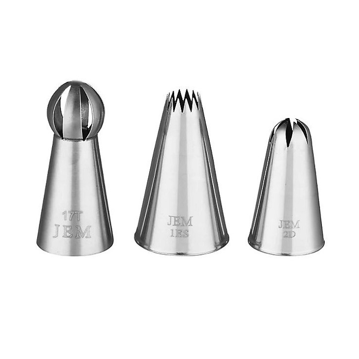 Cupcake Nozzle Set 16T 1M 1F - Cupcake Icing Nozzle Set