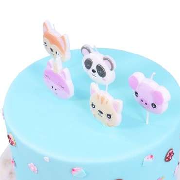 Cute Cake Candles Kawaii Pals - Party Candles Kawaii Pals CA154