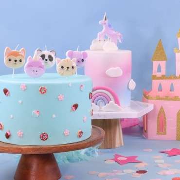 Cute Cake Candles Kawaii Pals - Party Candles Kawaii Pals CA154