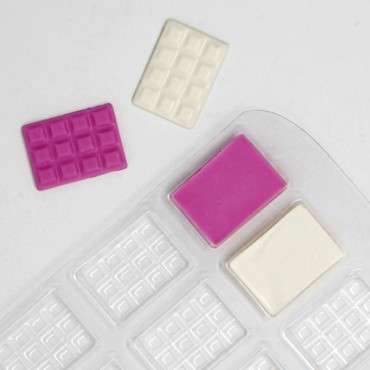 Mini Chocolatebar Mould - Mini Chocolate Blocks - Mini Chocolate Bar Mould 12 Cavity