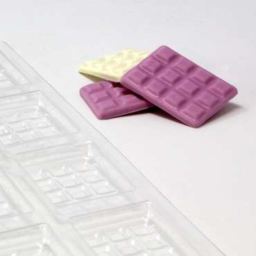 Mini Chocolatebar Mould - Mini Chocolate Blocks - Mini Chocolate Bar Mould 12 Cavity