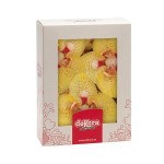 deKora 8.5cm Esspapier Orchideen Gelb, 10 Stück