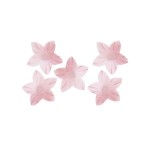 deKora 2cm Esspapier Blumen Pink, 400 Stück