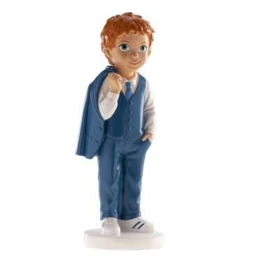 Confirmation Cake Figurine - First Communion Boy Cake Topper - Cake Topper Boy Birthday