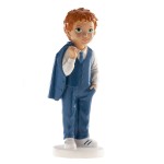 deKora Communion / Confirmation Boy Cake Topper, 16.4cm