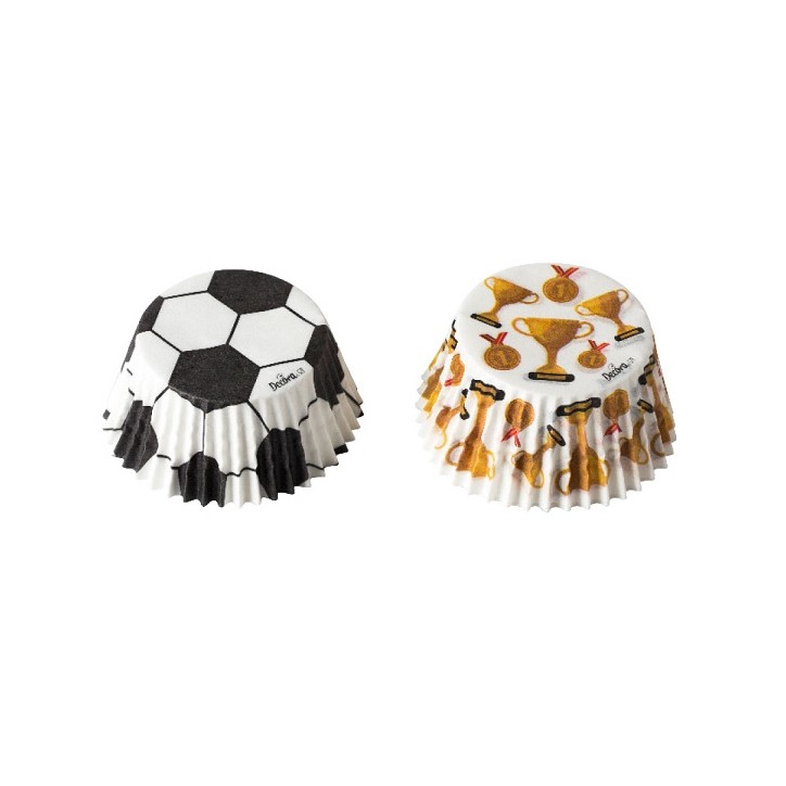 Soccer Cupcake Liners - Football Muffin Cups - Champions Cupcake Cups