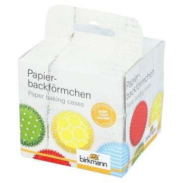 Farbenfrohe Cupcakeförmchen - Bunte Cupcakebackförmchen - Birkmann Muffinförmchen