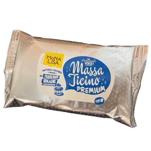 Mona Lisa Sailing Blue Massa Ticino Premium Sugarpaste, 250g