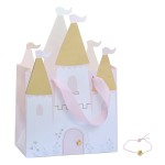 Ginger Ray Princess Party Castle Treat Bags with bracelets, 5 pcs