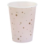 Ginger Ray Princess Party Pink & Gold Stars Papercups, 8 pcs