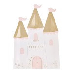 Ginger Ray Princess Party Castle Plates, 8 pcs