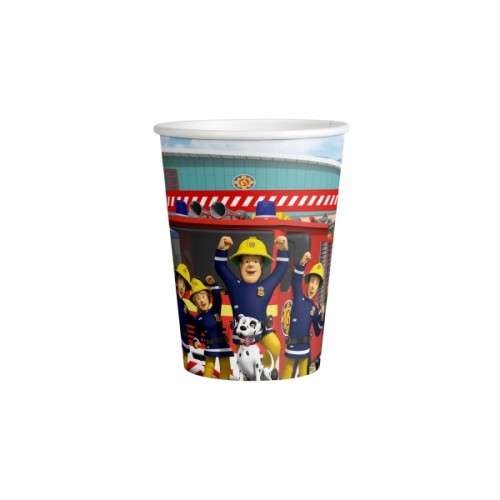 Amscan Fireman Sam Paper Cups, 16 pcs