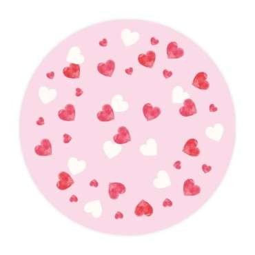 Romantic Cupcake Liners J145 Heart Cupcake Cases - Muffin Liners Heart Print