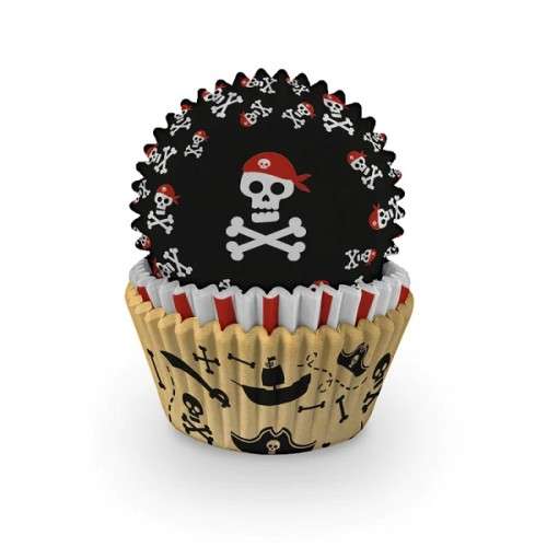 Anniversary House Pirate's Map Cupcake Cases, 75 pcs