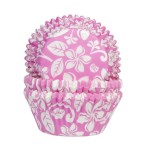 House of Marie Cupcake Förmchen Aloha rosa, 50 Stück