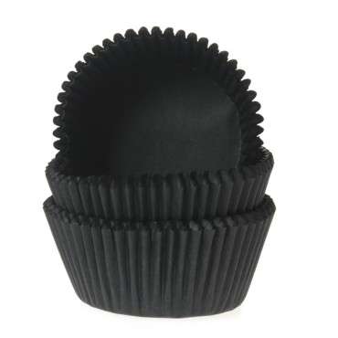 Grossmenge Cupcakeförmchen 500 Stück schwarze Muffinförmchen