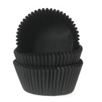 House of Marie BULK Cupcake Förmchen Schwarz, 500 Stück