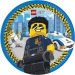 Lego City Plates Napkins, 8 pcs