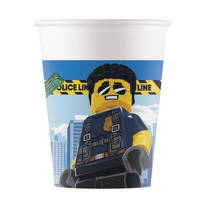 LEGO City Cups - Lego City Partyware - Lego City Partysupply