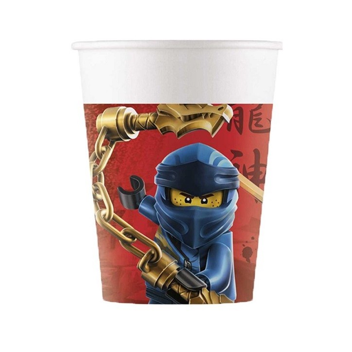 LEGO Ninjago Cups - Ninjago Partyware - Ninjago Partycups - Lego Ninjago Tableware