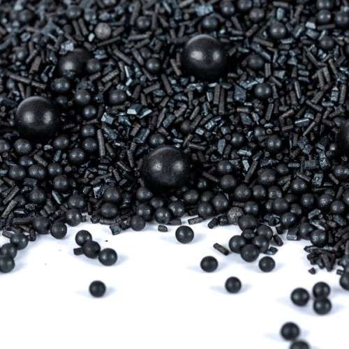 Super Streusel Black Cake Decor, 90g