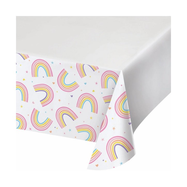 Rainbow Border Tableware - Rainbow Table Cloth 352008