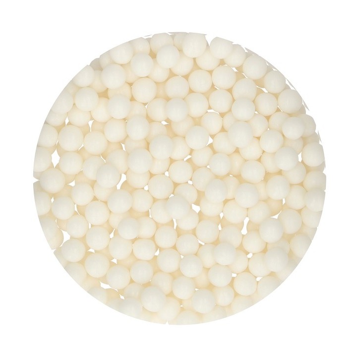 Sugar Pearls Large White 70g - Sugar Pearls White Cake Decor