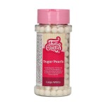 FunCakes 10mm Sugarpearls White, 70g