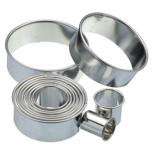 KitchenCraft Ringe glatt 11er Ausstechset