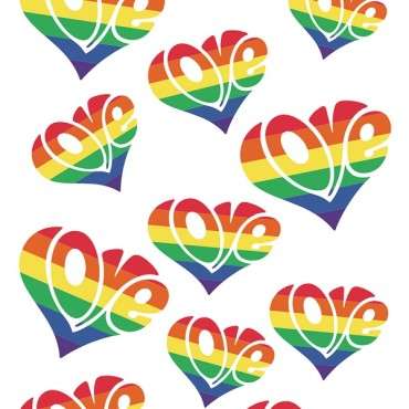 Love is Love Treat Bags - Rainbow Love Party Bags