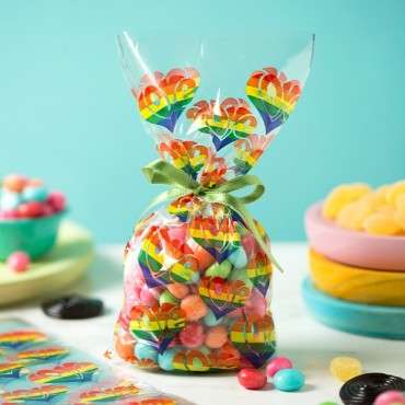 Love is Love Treat Bags - Rainbow Love Party Bags