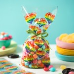 Decora 12.5x24cm Rainbow Love Treat bags, 20 pcs