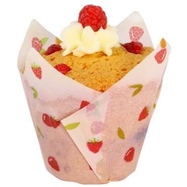 Himbeer Tulip Cupcakeförmchen - PME Muffinförmchen Tulip