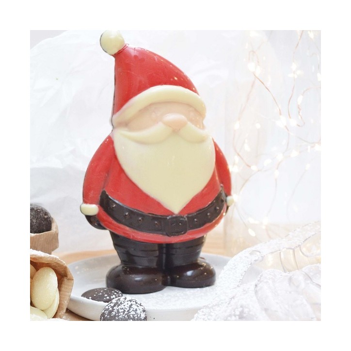 Weihnachtsmann Schokoladengiessform - Hohlfigur Nikolaus - Father Christmas Schokoladenform