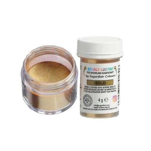 Sugarflair Edible Lustre Gold 4g