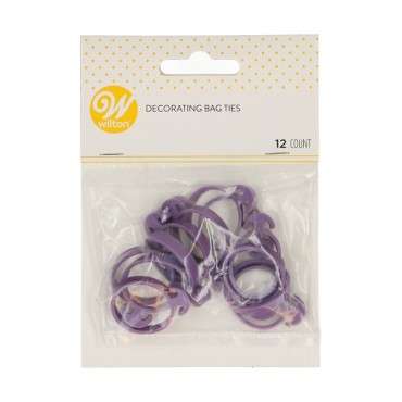 Wilton Piping Bag Ties - Pipingbag Band Wraps