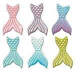 Decora Mermaid Tail Sugar Decorations, 6 pcs